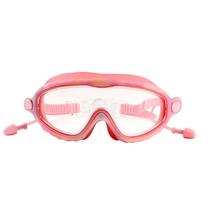 Light Pink Bubble Anti-Fog UV Protection Leakproof Design Swim Goggles for Kids,4Years - 10Years