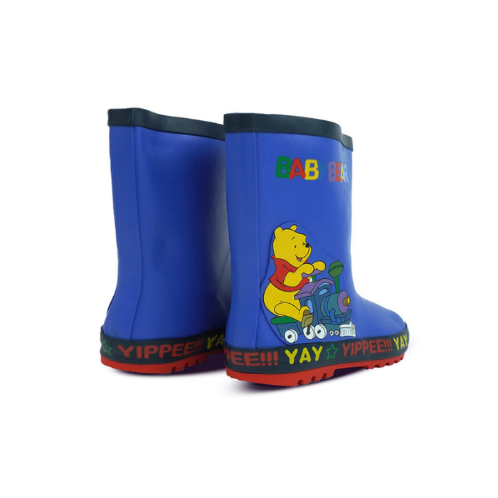 Happy Yay Bear Rubber Rain Gumboots for Toddlers & Kids