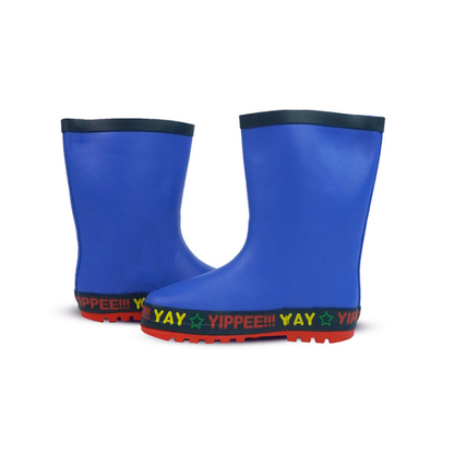 Happy Yay Bear Rubber Rain Gumboots for Toddlers & Kids