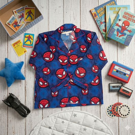 Spiderman Full Sleeves Nightsuit