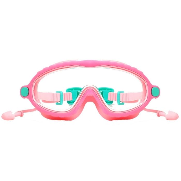 Pink & Mint Bubble Anti-Fog UV Protection Leakproof Design Swim Goggles for Kids,4Years - 10Years
