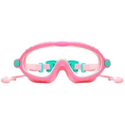 Pink & Mint Bubble Anti-Fog UV Protection Leakproof Design Swim Goggles for Kids,4Years - 10Years
