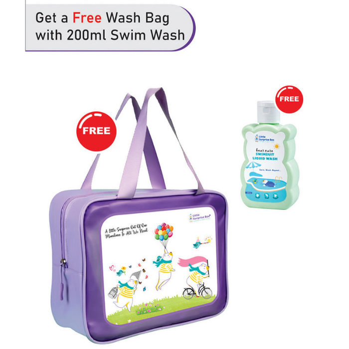 Navy Shark, Toddlers & Kids Swimwear with long Cap Free Wash Bag & Free Swim Detergent