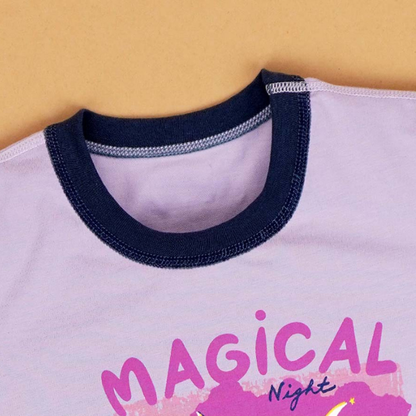 Magical Unicorn soft Cotton Joggers Nightsuit set for Kids