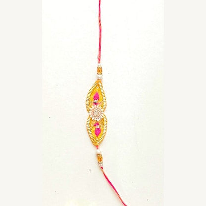 Tara Gota Patti Rakhi and Lumba Set