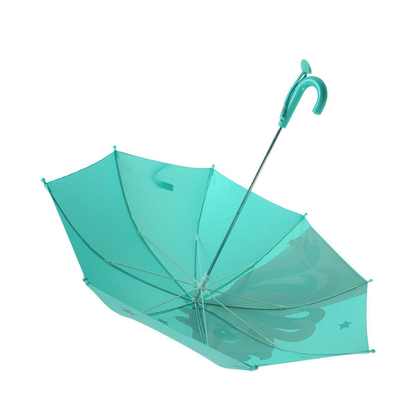 Mint Unicorn Big Face Umbrella for Kids, 5Years - 10Years