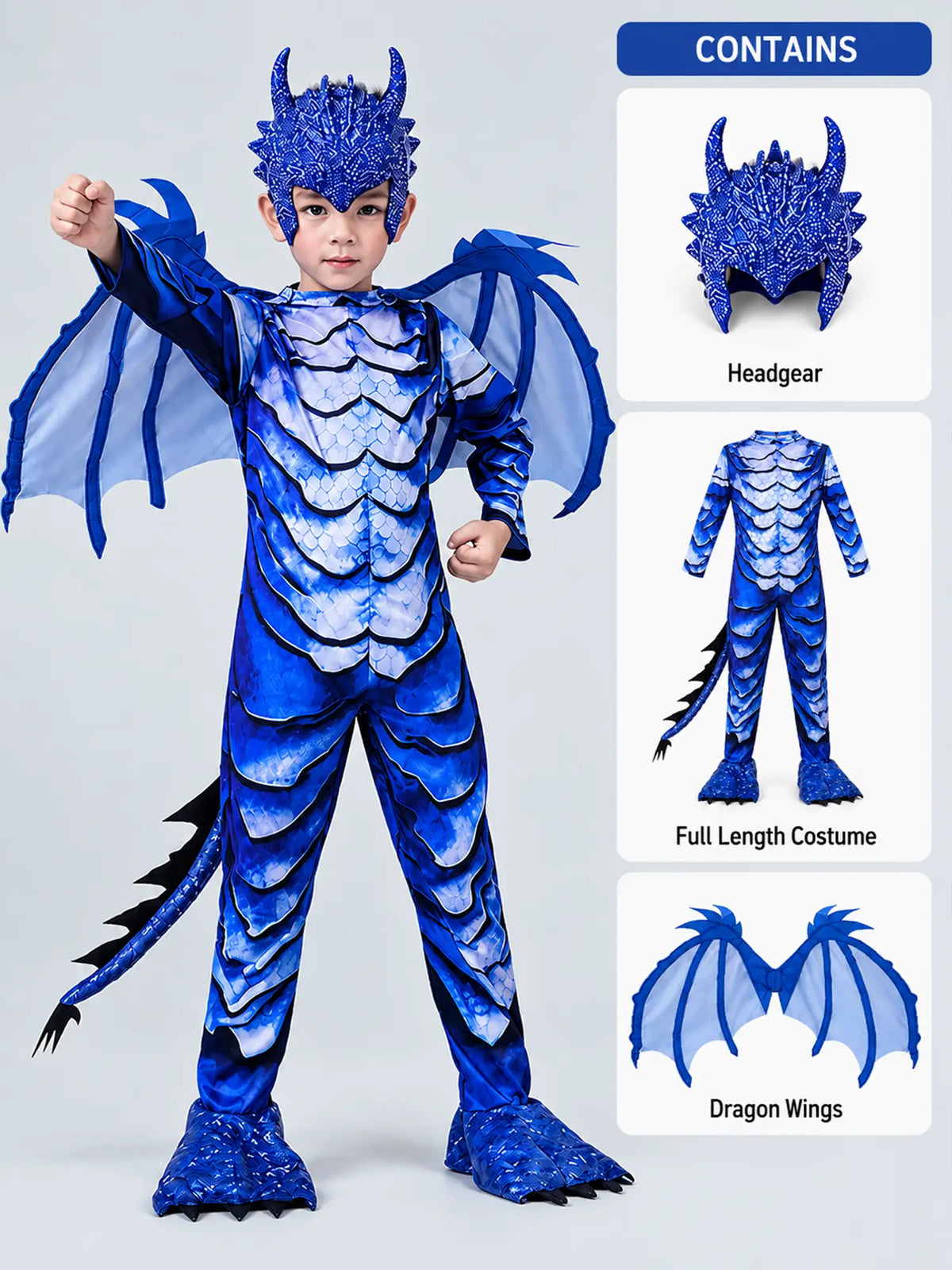 Fierce Dragon kids' Halloween costume
