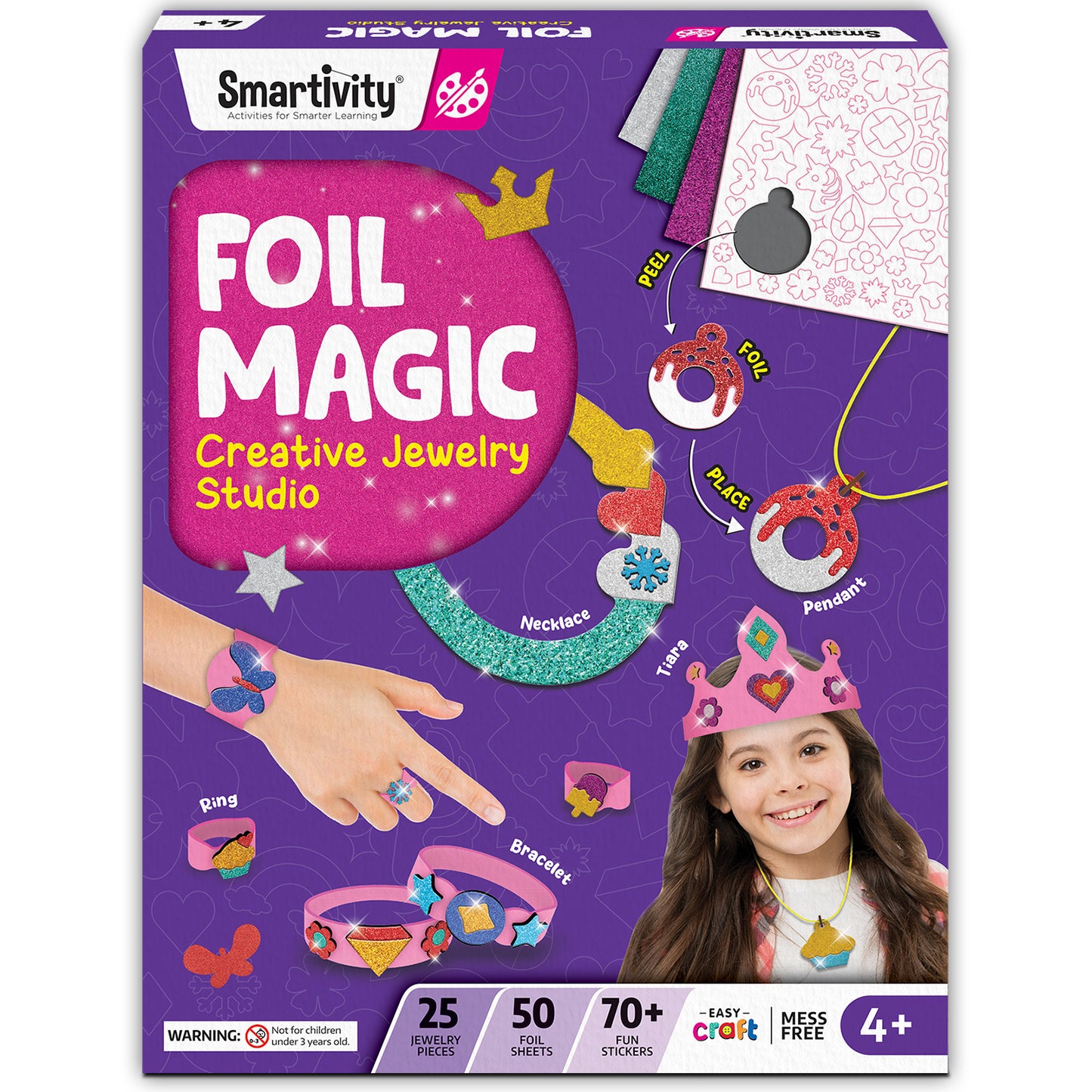 Smartivity Foil Magic - Creative Jewelry Studio STEM Toy for Kids 4+