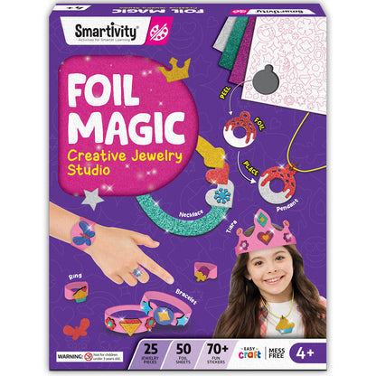 Smartivity Foil Magic - Creative Jewelry Studio STEM Toy for Kids 4+