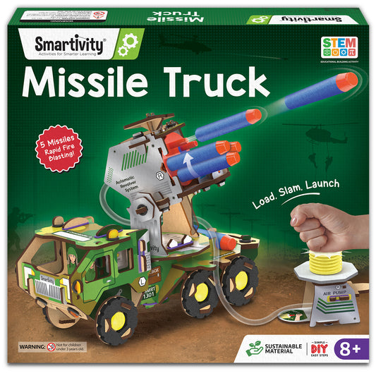 Smartivity Missile Truck STEM Toy for Kids 8+