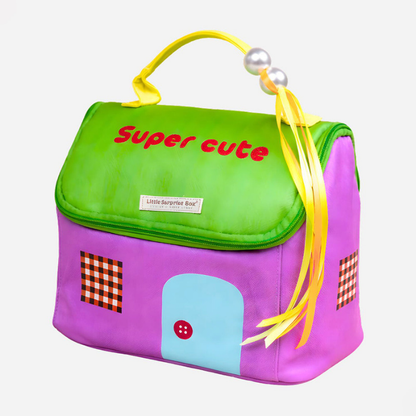 22pcs Super cute Green & Purple Neutral Gender Home Newborn Hamper/Gift Box for Baby, 0-6 months