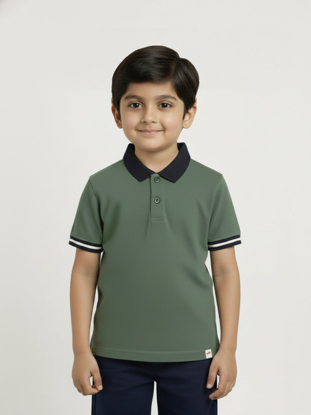 The Classic Little Polo in Olive Green