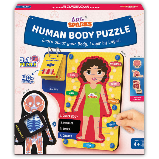 Smartivity Human Body Puzzle STEM Toy for Kids 4+