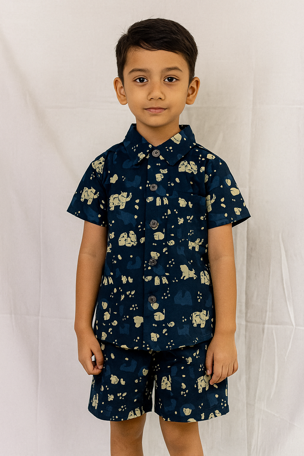 Midnight Safari Shirt & Explorer Short Set