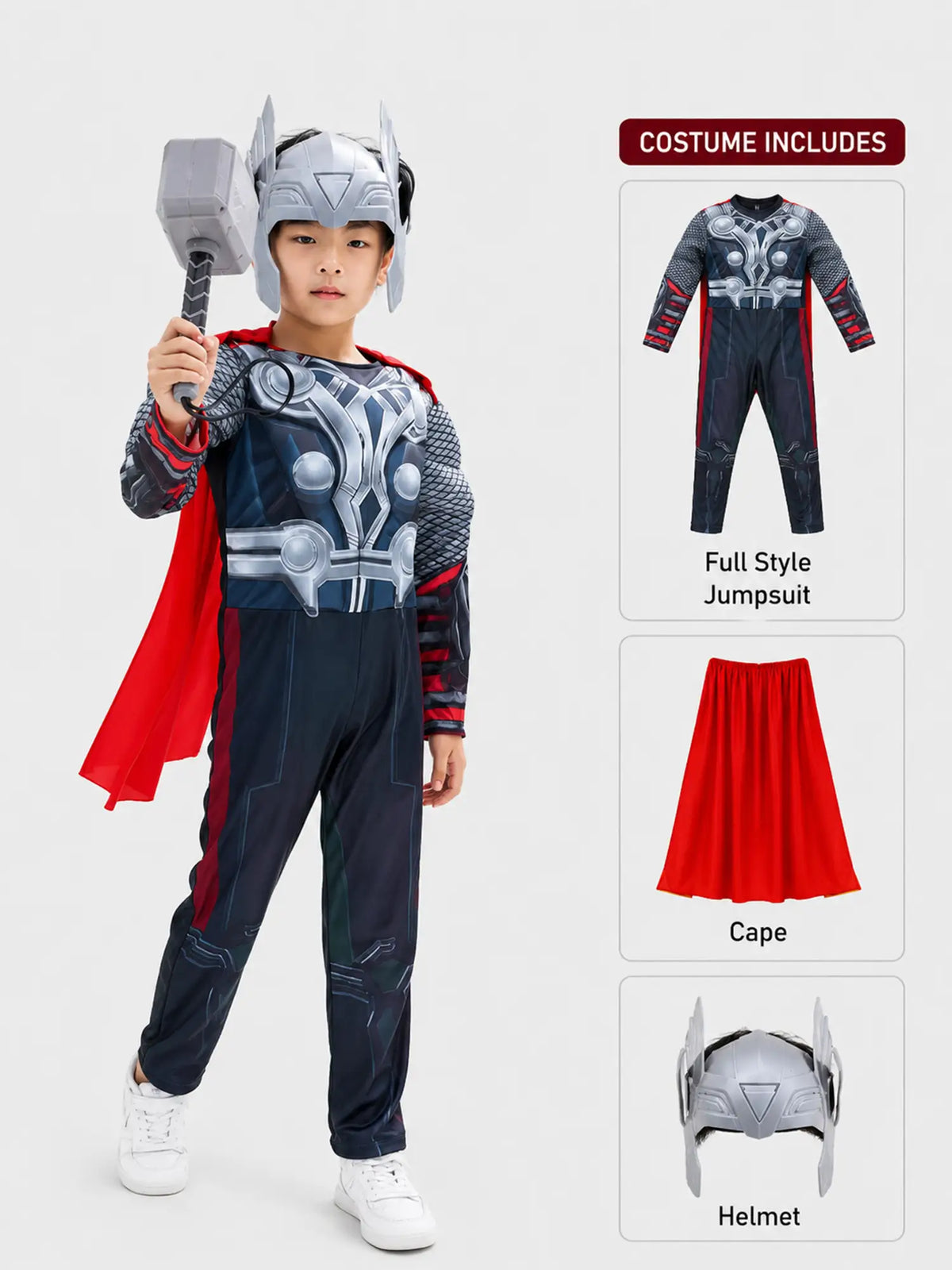 Hammer Superhero kids' Halloween costume