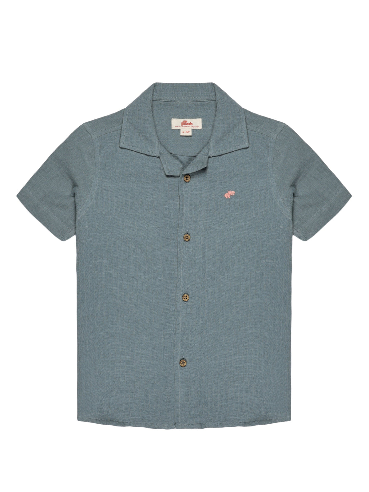 On Vacay Casual Resort Collared Shirt for Boys (Blue)