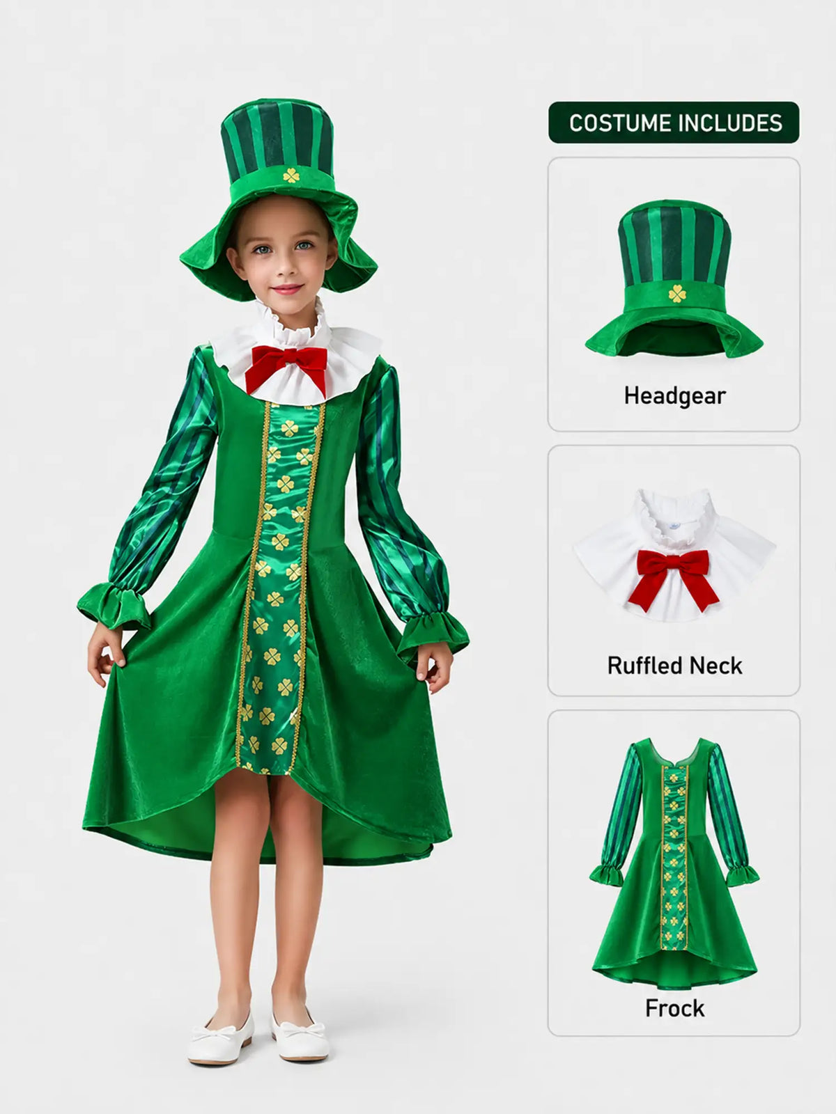 St.Patricks Day Costume for Girls kids' Halloween costume
