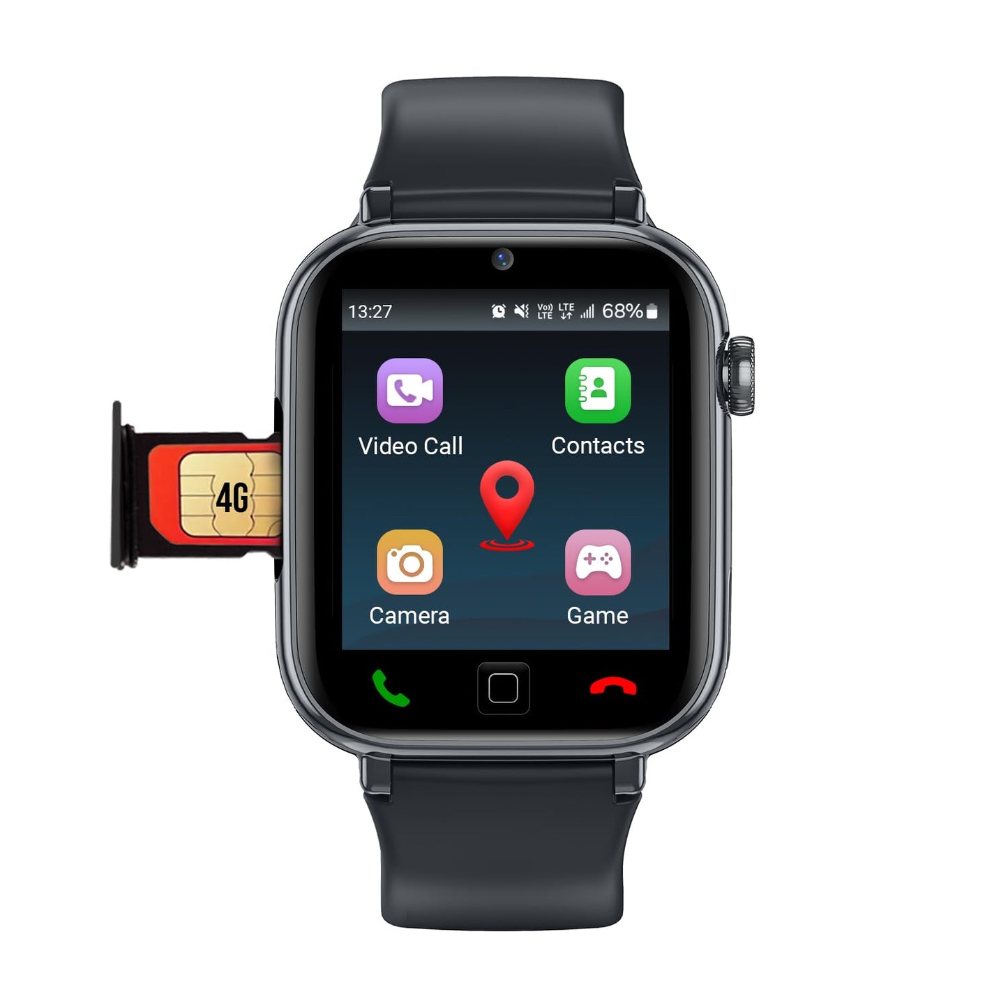 Sekyo Magic Pro Kids Smartwatch with Calling | Live & Accurate GPS Tracking, Video Call, SOS Alert, Route History, Pedometer & Games | 4G/5G SIM Support | Parent App & Habit Coach | Boys & Girls