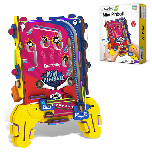 Smartivity Mini Pinball STEM Toy for Kids 6+