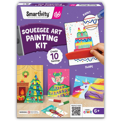 Smartivity Squeegee Art Painting Kit STEM Toy for Kids 6+