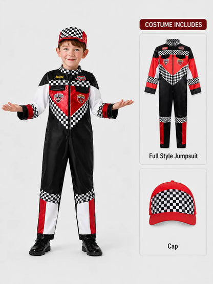 Speed Racing Car Rider Costume kids' Halloween costume