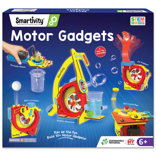 Smartivity Motor Gadgets STEM Toy for Kids 6+