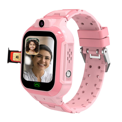 Sekyo Carepal Pro 4G Calling Smartwatch for Kids (Boys & Girls) | Video Call, GPS Tracker, SOS Emergency, Safe Zone Alert, Family Chat | SIM Support | App Control, Habit Coach, Math Games, Pedometer