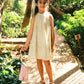 Kin dress in lemon butterfly