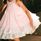 Pocketful of Sunsets dress in rhombus block print