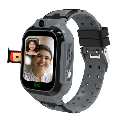 Sekyo Carepal Pro 4G Calling Smartwatch for Kids (Boys & Girls) | Video Call, GPS Tracker, SOS Emergency, Safe Zone Alert, Family Chat | SIM Support | App Control, Habit Coach, Math Games, Pedometer