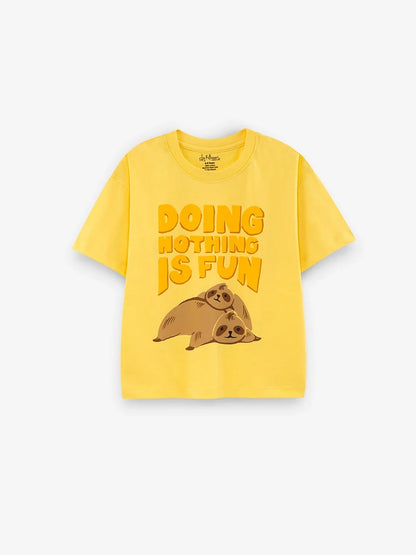 Doing Nothing Is Fun Oversized Cord Set