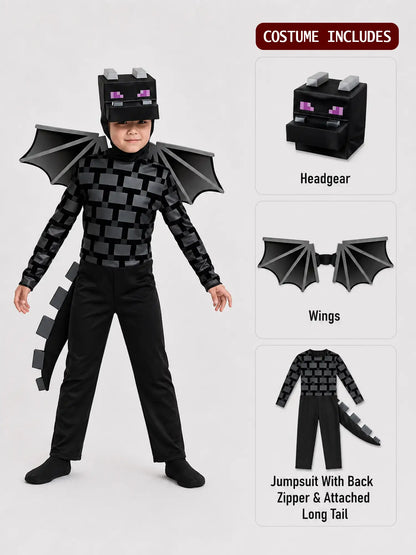 Black Baby Dragon kids' Halloween costume