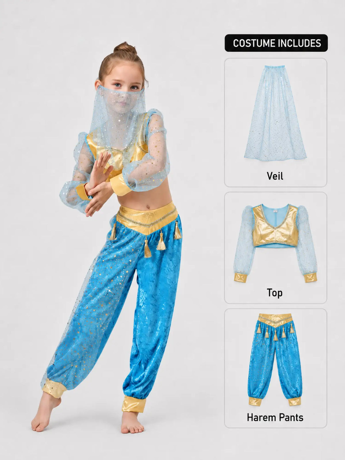 The Genie kids' Halloween costume