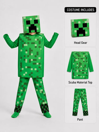 Videogame Creeper kids' Halloween costume
