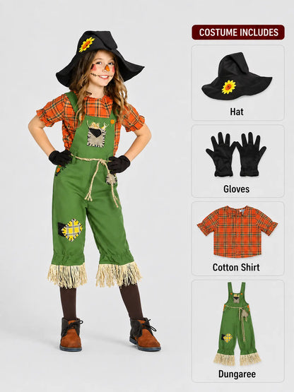 Scarecrow Girl kids' Halloween costume