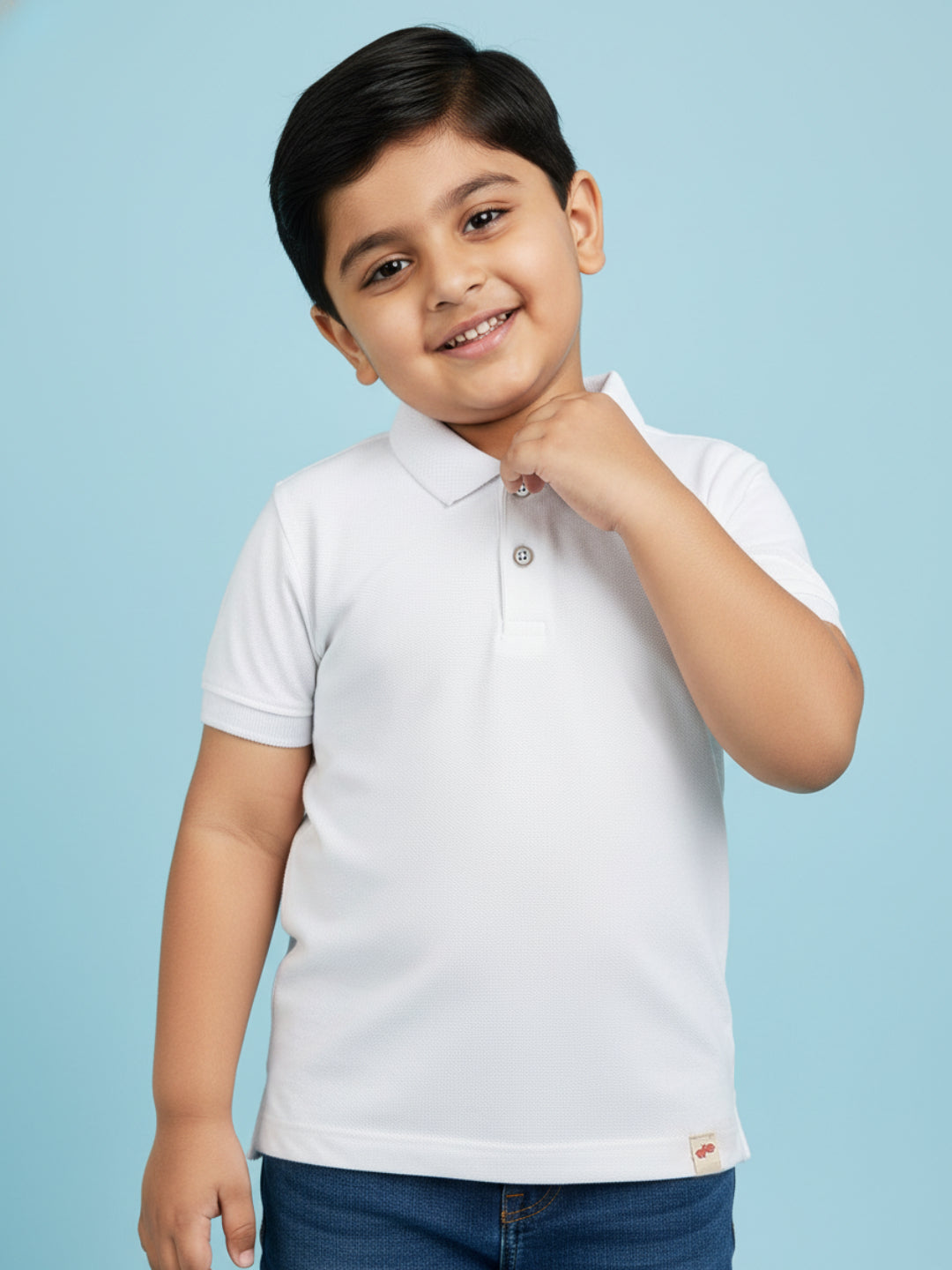 The Classic Little Polo in White