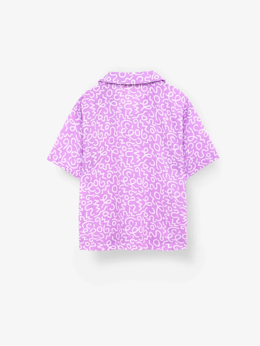 Pure Linen: Purple Safari Cord Set