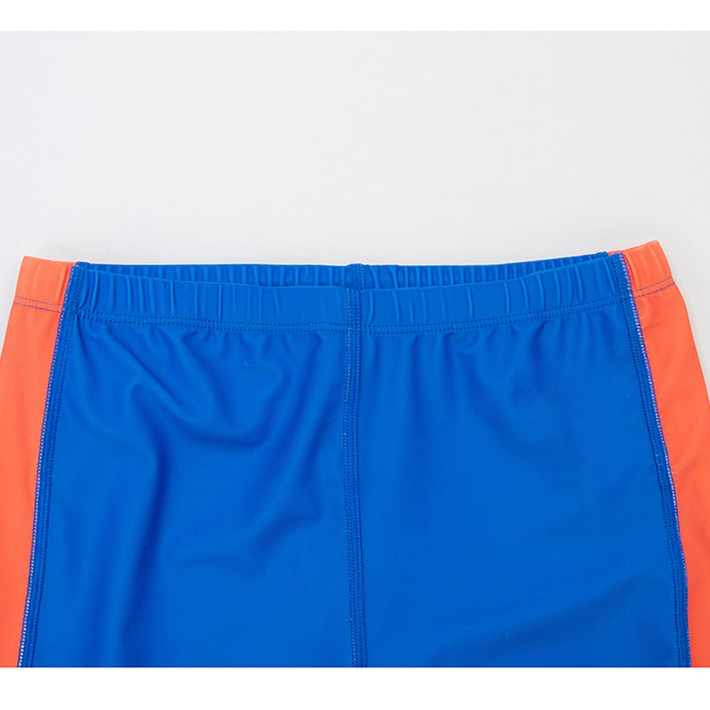 2 pcs Shirt & Shorts set LSB Blue & Orange Space Swimwear Knee length for Kids with UPF 30+ - Little Surprise Box2 pcs Shirt & Shorts set LSB Blue & Orange Space Swimwear Knee length for Kids with UPF 30+