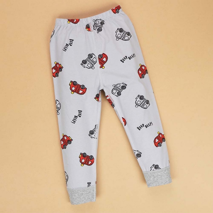 Monster Truck soft Cotton Joggers Nightsuit set for Kids
