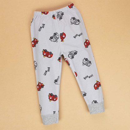 Monster Truck soft Cotton Joggers Nightsuit set for Kids
