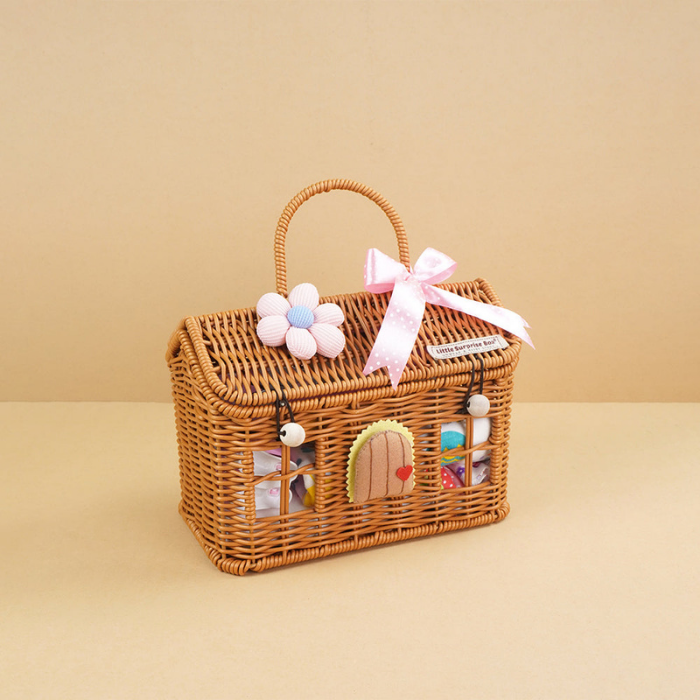 15 pcs Pink Blessed Home Newborn Hamper/Gift Box for Baby Girl