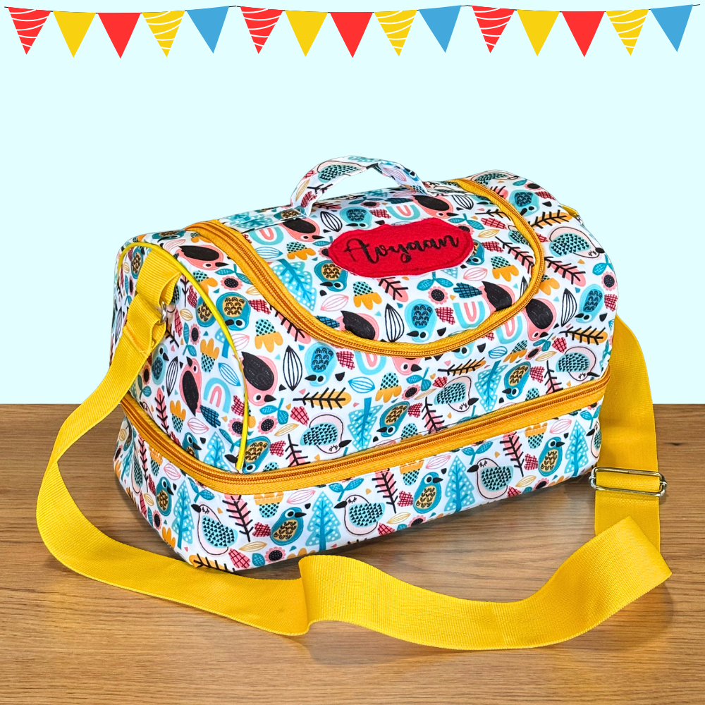 Colorful patterned bag