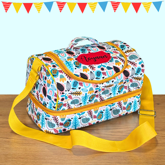 Colorful patterned bag