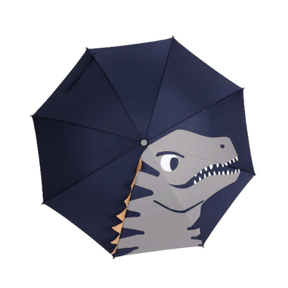 Navy Dino Big Face Umbrella for Kids, 5Years - 10 Years