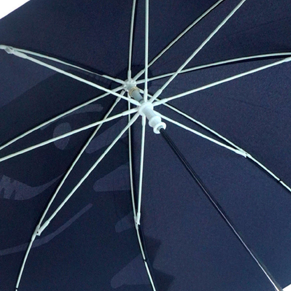Navy Dino Big Face Umbrella for Kids, 5Years - 10 Years