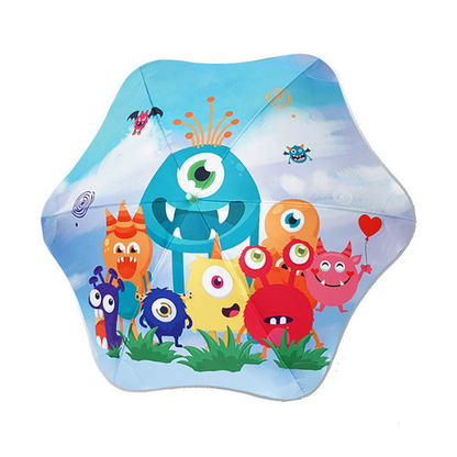One Eye Monster Canopy Umbrella for Kids, 2Years -5 Years