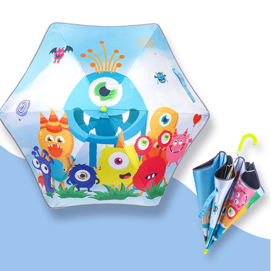 One Eye Monster Canopy Umbrella for Kids, 2Years -5 Years