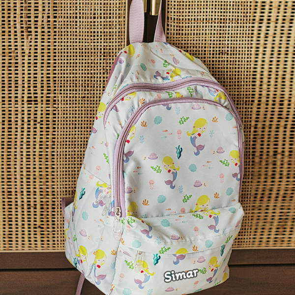 Printed Backpack