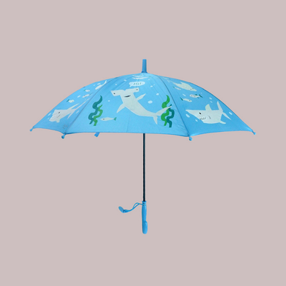 Shark theme Color Changing Magic Umbrella for Kids,5Years - 10Years