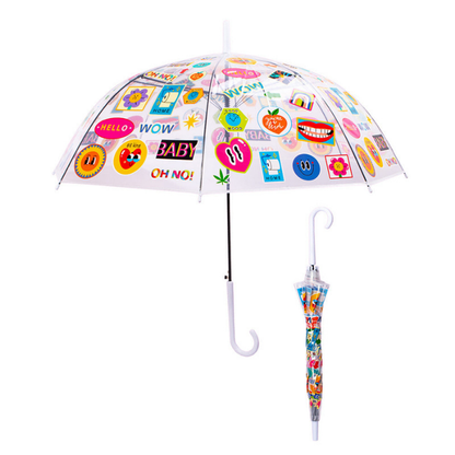 Stamp Transparent Umbrella for Adults